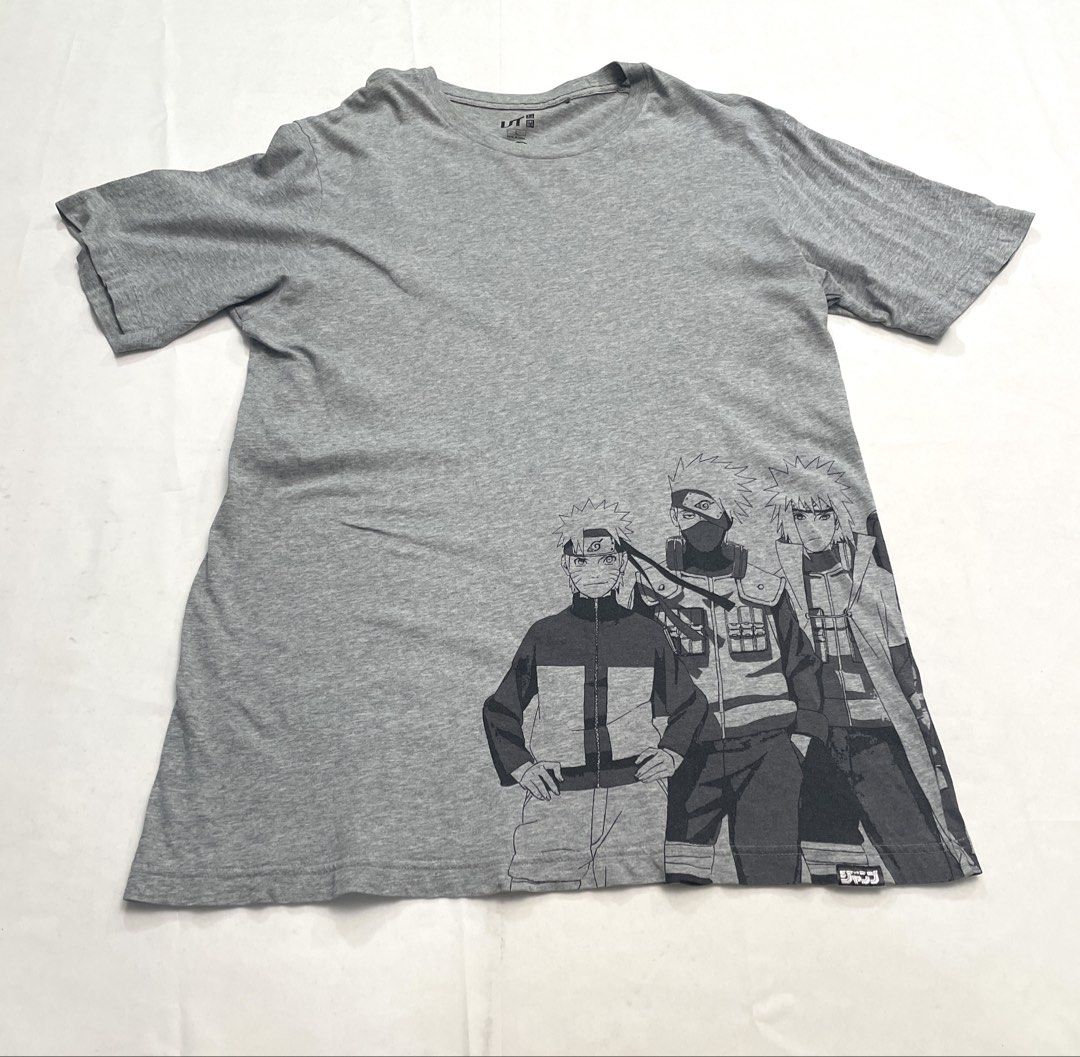 Uniqlo Naruto Grey Tshirt (Category: Tshirts & Polo Shirts ) located in Makati City. Submitted by pepperstoremerch (Listing ID 1463603218, Image 1). Description: Uniqlo Naruto Grey Tshirt Size Large 100% Cotton Preloved, good condition Please see pictures D0111 P260923R150C8.