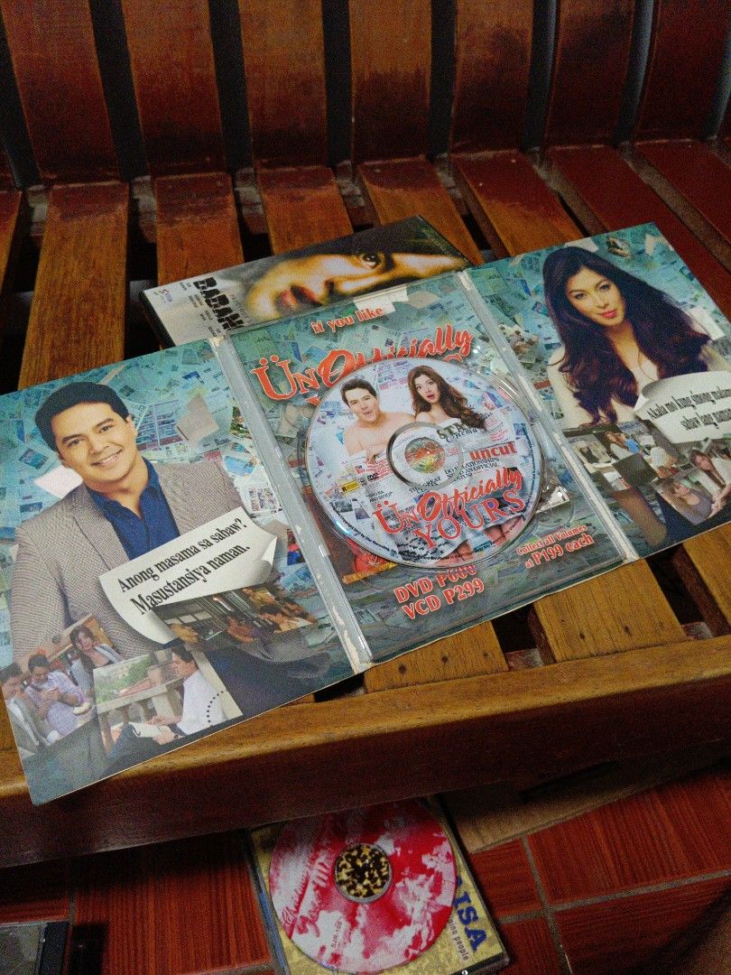 UnOfficially Yours DVD (Category: CDs & DVDs) located in Marikina City. Submitted by danyiee (Listing ID 1463656846, Image 3). Description: DVD - TAGALOG Unofficially Yours: 225 pesos mode of payment: gcash.