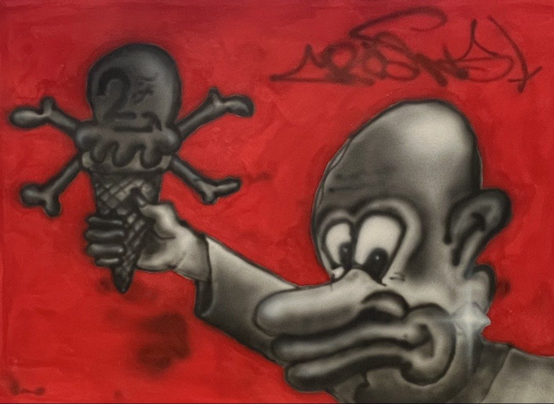Untitled Original Piece by thwofhace_ (Category: Art & Prints) located in Cainta. Submitted by thwofhace_ (Listing ID 1463684470, Image 1). Description: airbrush and acrylic on vellum paper.