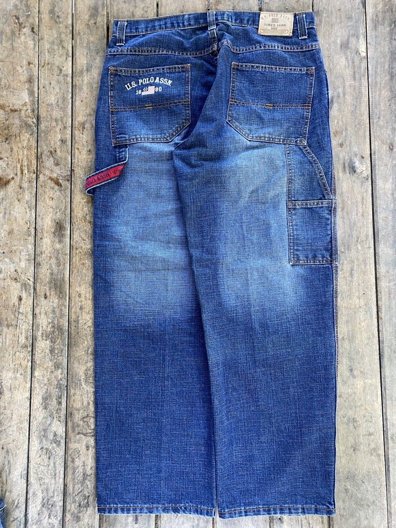 U.S POLO ASSN. | CARPENTER (Category: Jeans) located in Manila. Submitted by bottomswrldwidev2 (Listing ID 1463674039, Image 1). Description: 📍U.S POLO ASSN. | CARPENTER Waist: 34 Lenght: 41 Thigh: 14 Hem: 9.5 Condi: 9.9/10 - goodcondi .