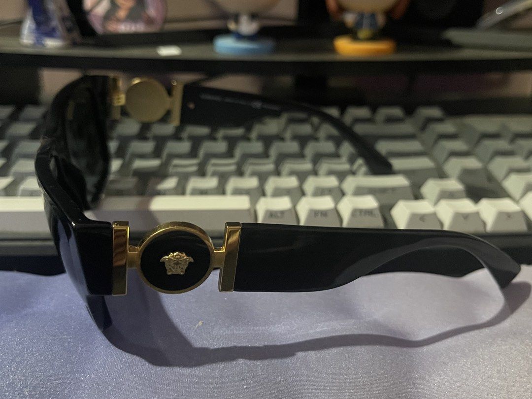 Versace VE4369 Men’s Sunglasses (Category: Luxury Accessories) located in Zamboanga. Submitted by pjwastaken (Listing ID 1463587627, Image 3). Description: Authentic Versace VE4369 Men’s Sunglasses Used twice only. Made in Italy. Complete with Versace paper, case and box. Bought in Australia. No issue. .