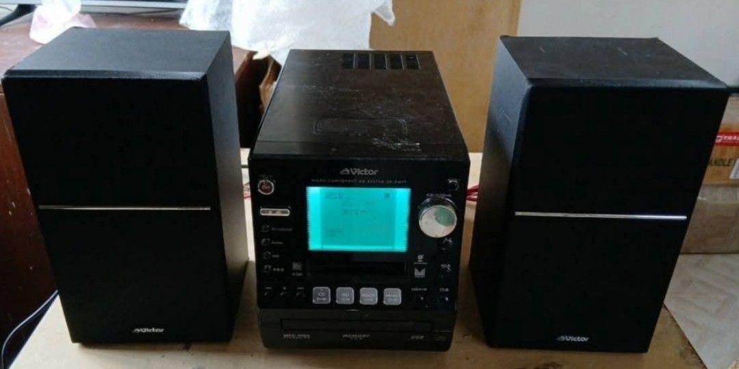 VICTOR CA-UXGM77-B CD MD/MDLP USB IPOD DOCK RADIO MICRO COMPONENT SYSTEM (Category: Portable Music Players) located in Cuyapo. Submitted by opinionatedvirgo (Listing ID 1463636679, Image 1). Description: 👉👉👉 PLEASE READ FULL DETAILS BELOW. KINDLY CLICK "SEE MORE" TO SEE & READ OTHER INFO. THANK YOU 👍✅ PTPA.......VICTOR CA-UXGM77-B CD MD/MDLP USB IPOD DOCK RADIO MICRO COMPONENT SYSTEM 4000.00 pesos 110V 50 WATTS NEEDS TRANSFORMER CAME FROM JAP