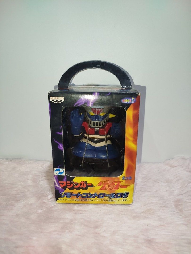 Vintage 1999 Mazinger Z Wired Remote Control Robot (Category: Remote Control Toys) located in Santa Rosa. Submitted by toysandusbmg (Listing ID 1463604051, Image 1). Description: Vintage 1999 Mazinger Z Wired Remote Control Robot - Item from Japan - Acceptable condition - Untested - Best for collector or display item - Please see pictures for details, this is the actual item for sale. Location: C.