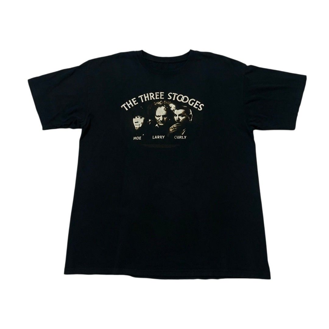 Vintage 2001 the three stooges (Category: Tshirts & Polo Shirts ) located in Naga. Submitted by just_thrift2.0 (Listing ID 1463704923, Image 1). Description: Size large dimes 22x28 good condition color rate 9/10 issue: hairlines.