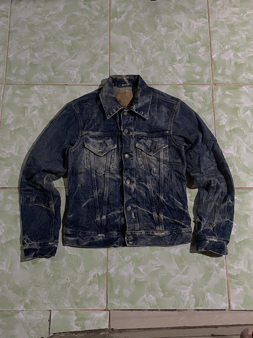 VINTAGE 90’s SPELL BOUND JAPAN DENIM JACKET (Category: Coats, Jackets and Outerwear) located in Cagayan de Oro. Submitted by patrickjam03829 (Listing ID 1463691955, Image 1). Description: width 20.5 length25 good condition .