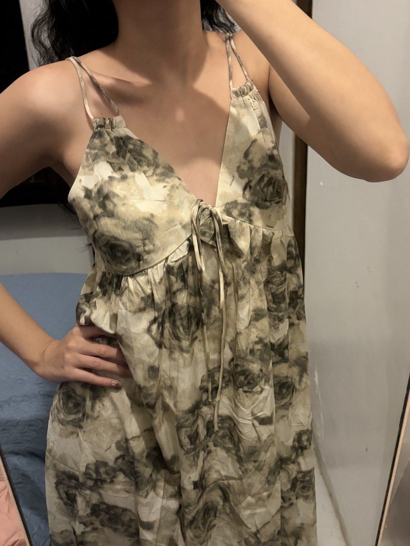 Vintage brown Sun Dress (Category: Dresses) located in Taguig. Submitted by callathebunnay (Listing ID 1463714379, Image 3). Description: Used once only! fits to s-m.