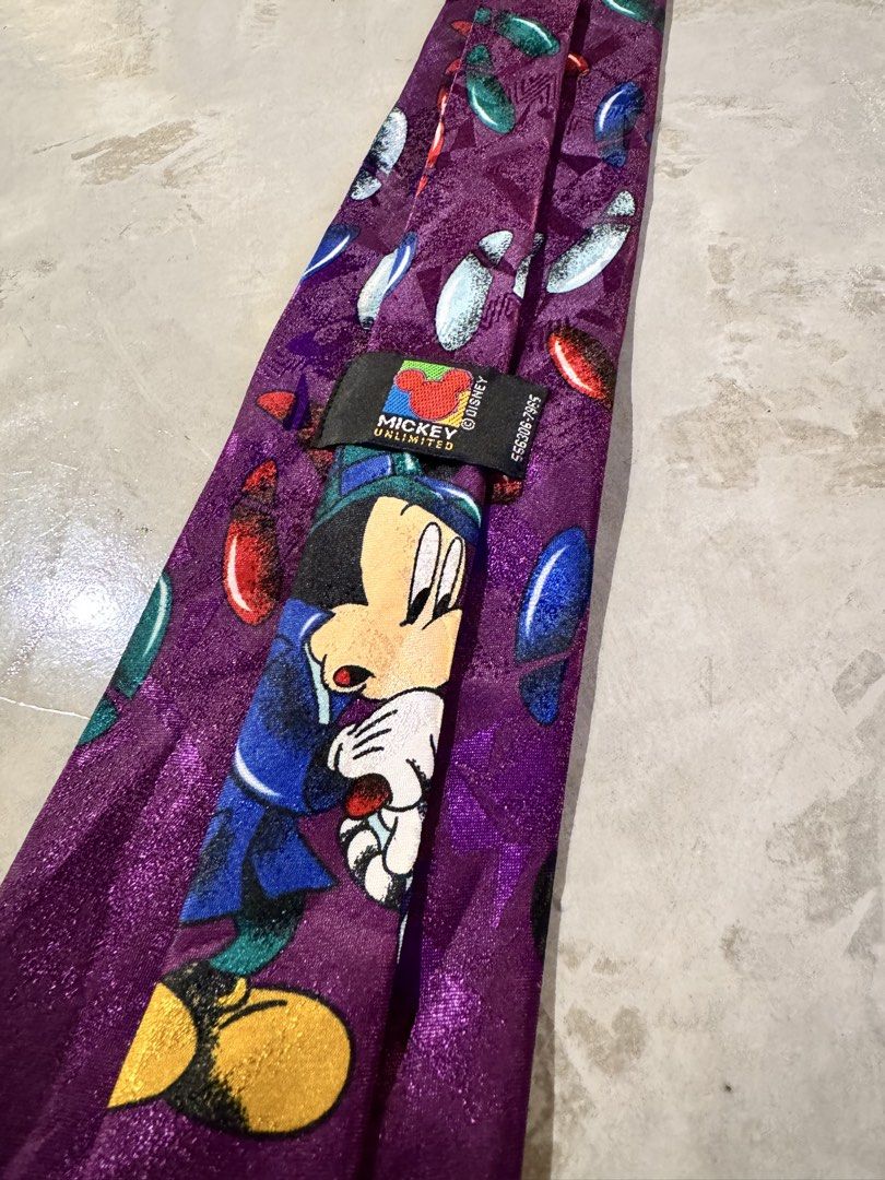 Vintage Mickey Mouse Necktie (Category: Scarves) located in Manila. Submitted by thevintage90_sretro. (Listing ID 1463571363, Image 2). Description: Vintage Mickey Mouse Necktie Rare Legit dm for inquiries .