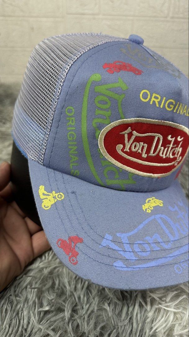 Vintage Von D*tch Trucker Cap (Category: Caps & Hats) located in Manila. Submitted by paulovenegaskalakal2020 (Listing ID 1463611004, Image 2). Description: For sale! Kalakal Vintage V*n Dutch trucker cap 2000's Adult Minimal loose stitch Sign of usage Good Clean & reshape Ready to use MINE 1,599 +sf.