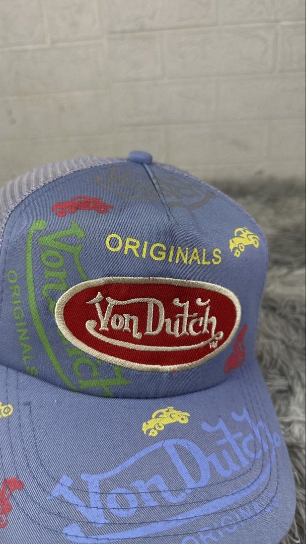 Vintage Von D*tch Trucker Cap (Category: Caps & Hats) located in Manila. Submitted by paulovenegaskalakal2020 (Listing ID 1463611004, Image 3). Description: For sale! Kalakal Vintage V*n Dutch trucker cap 2000's Adult Minimal loose stitch Sign of usage Good Clean & reshape Ready to use MINE 1,599 +sf.