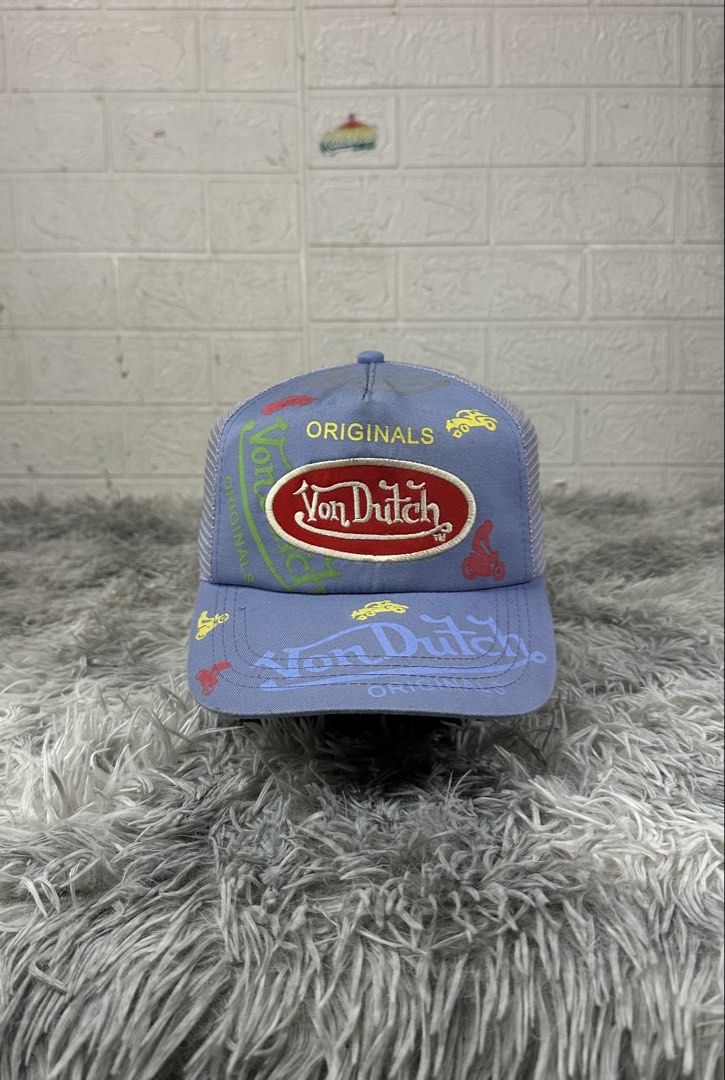 Vintage Von D*tch Trucker Cap (Category: Caps & Hats) located in Manila. Submitted by paulovenegaskalakal2020 (Listing ID 1463611004, Image 1). Description: For sale! Kalakal Vintage V*n Dutch trucker cap 2000's Adult Minimal loose stitch Sign of usage Good Clean & reshape Ready to use MINE 1,599 +sf.