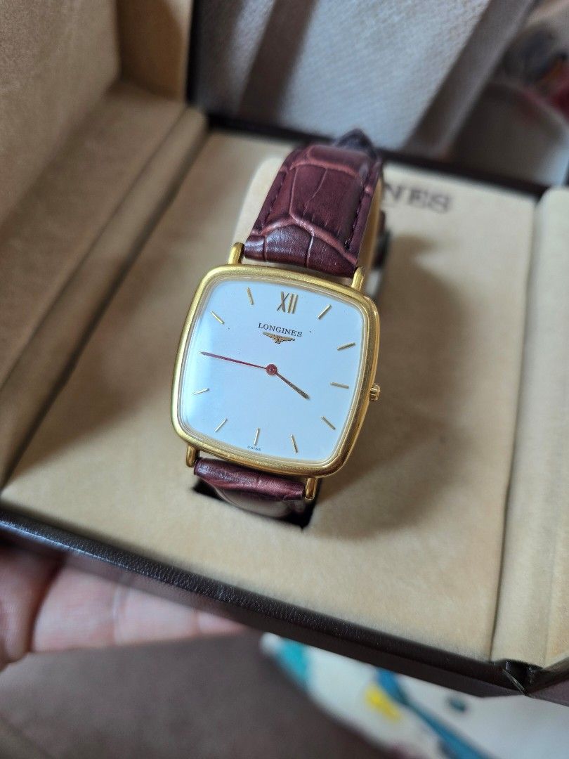 Vintage Watches (Category: Women's Watches) located in Quezon City. Submitted by redjayc (Listing ID 1463608539, Image 1). Description: - Three ladies' watches available. - Longines watch: White face with Roman numerals. - Rado watch: Gold face. - Omega De Ville Quartz watch: Gold face. - All watches come with leather straps. - Ideal for watch collectors or everyday use. .