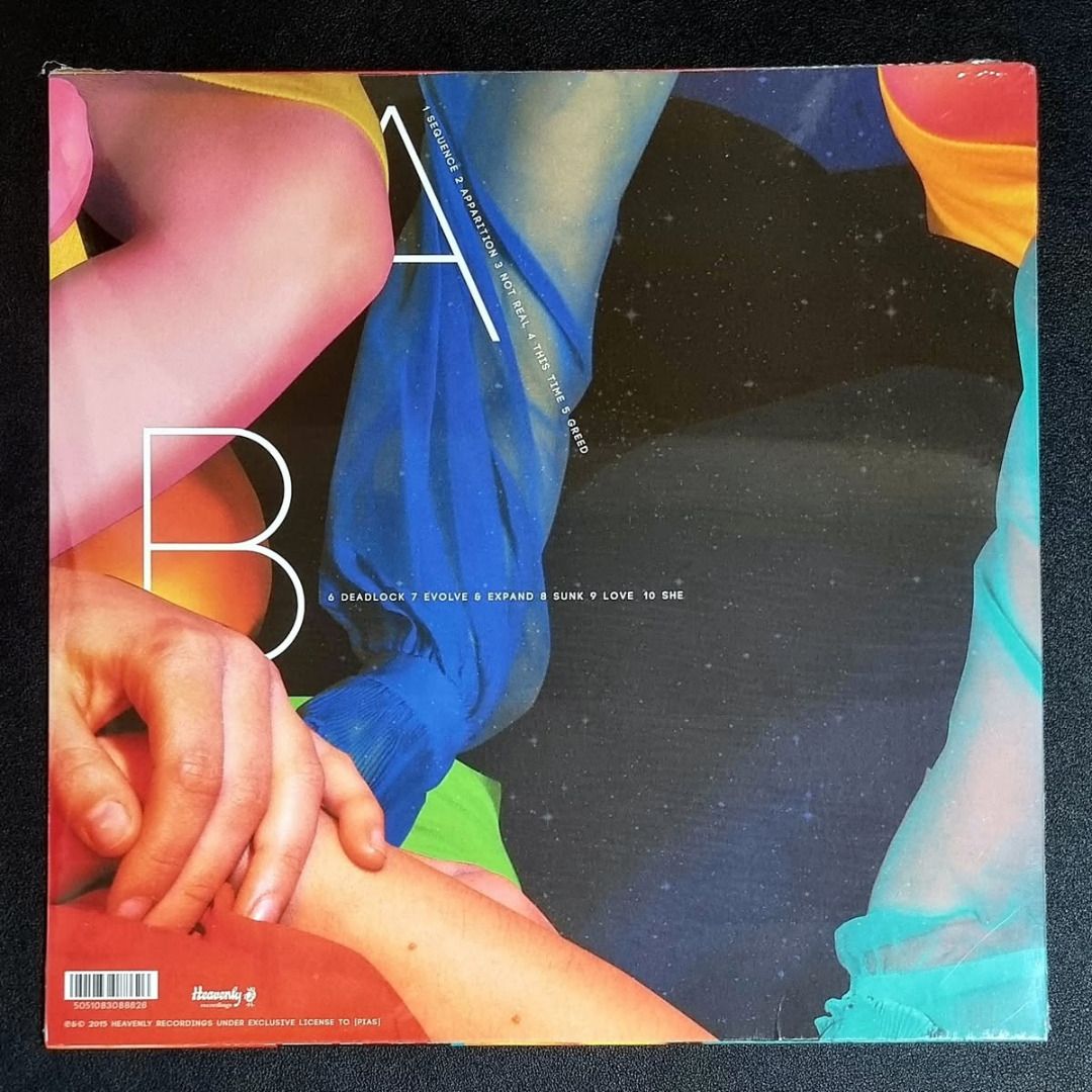 [Vinyl LP] Stealing Sheep – Not Real (Category: Vinyls) located in Cainta. Submitted by bunnygod (Listing ID 1463733550, Image 2). Description: UK pressed, 2015, Aqua Green Heavenly – HVNLP112 📀 📂 New/sealed 🎶 Indie Pop/Electro Pop A1 Sequence 3:14 A2 Apparition 3:18 A3 Not Real 3:06 A4 This Time 3:38 A5 Greed 4:44 B1 Deadlock 3:35 B2 Evolve 2:33 B3 Sunk 2:39 B4 Love 3:49 B5 She 4:00.