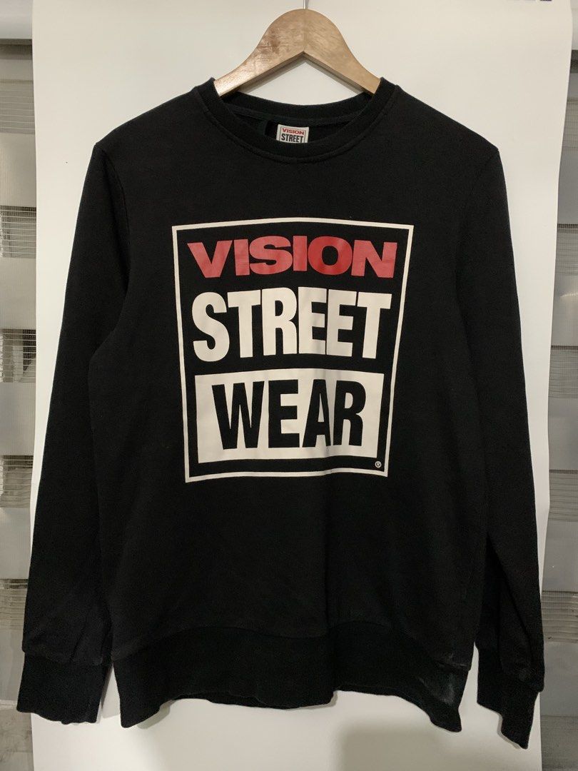 VISION STREET WEAR CREWNECK (Category: Formal Shirts) located in Bulacan. Submitted by ridersthrift_ph (Listing ID 1463666728, Image 1). Description: Authentic Size Medium No Flaws Gcash Payment Bulacan 📍.