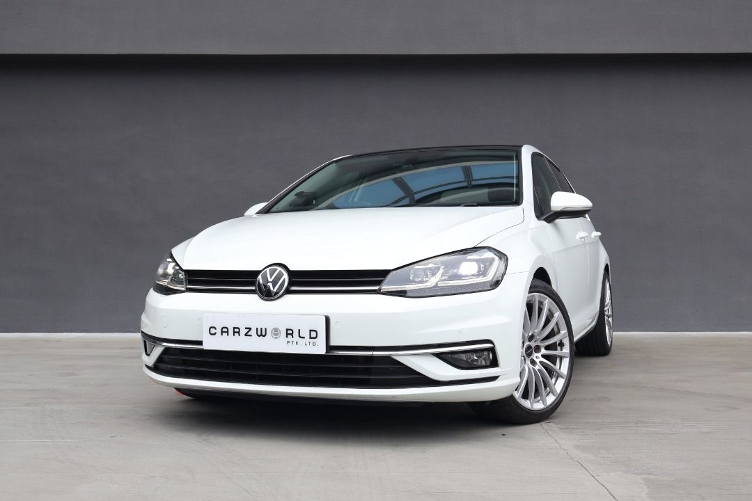 Volkswagen Golf 1.4 TSI DSG Highline (A) (Category: Used Cars) located in Singapore. Submitted by carzworld.pteltd (Listing ID 1463617423, Image 1). Description: Viewing Strictly By Appointment Only! Low Interest Rate & Flexible Bank / In House Loan Available All Trade-In Are Welcome Message to: 💬96437773 Features Powered by 1.4L TSI turbo engine with smooth DSG transmission. Fuel consumption at 18.8km. Keyless entry/start/stop. Accessories Appl