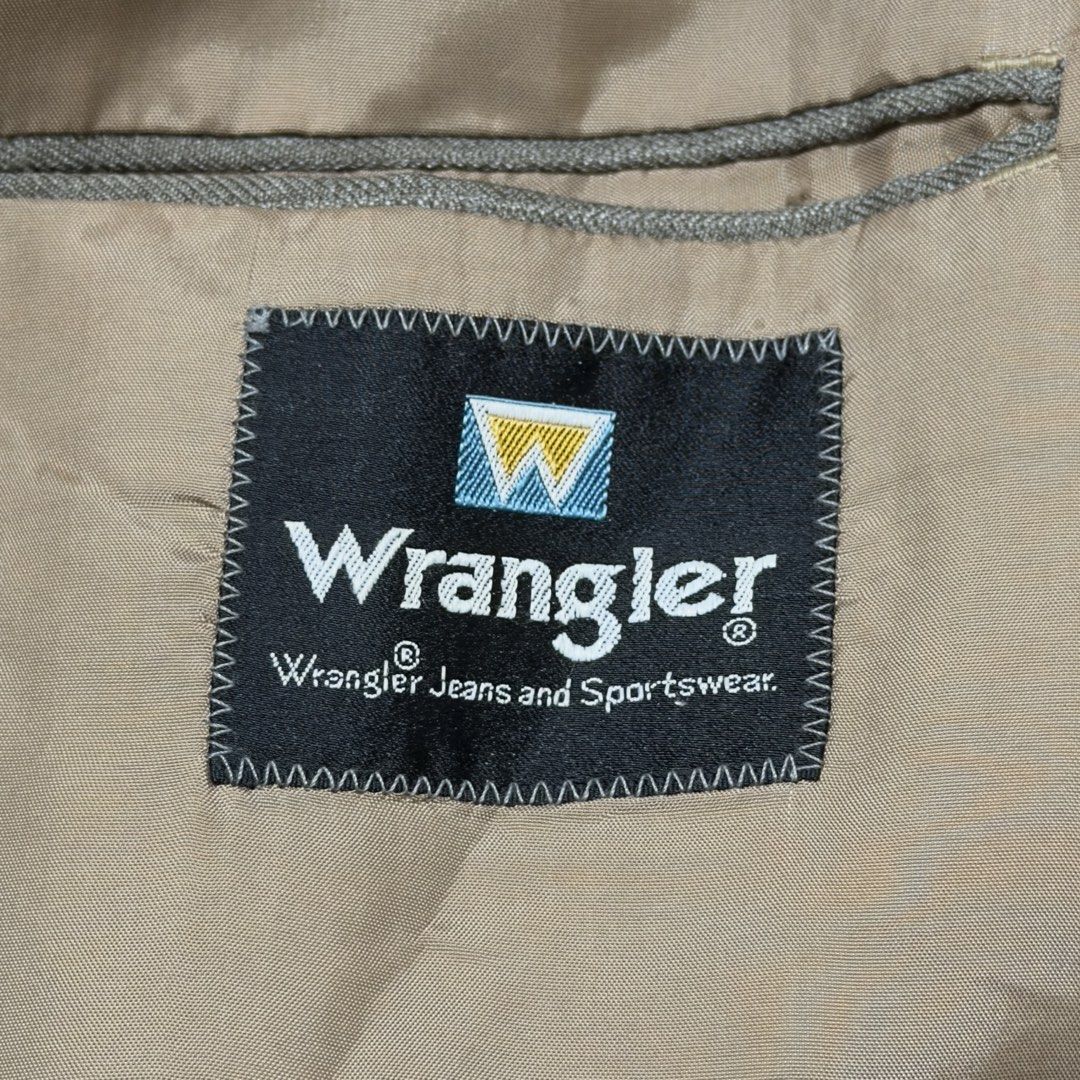 Vtg. Wrangler Sport Coat Jacket (Category: Coats, Jackets and Outerwear) located in Dinalupihan. Submitted by brokencasket (Listing ID 1463666958, Image 2). Description: Vtg. Wrangler Sport Coat Jacket Size 38/48 on tag. Measurements on photo. .