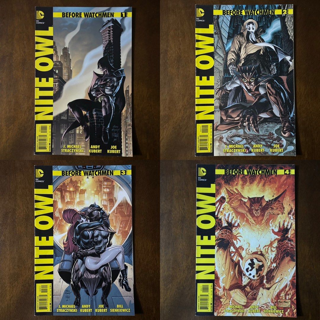 Before Watchmen Comics (Category: Comics & Manga) located in Muntinlupa City. Submitted by toychestmnl (Listing ID 1463704512, Image 3). Description: • Watchmen: Comedian 1-6 - P1,200 • Watchmen: Minutemen 2-6 - P1,000 • Watchmen: Nite Owl 1-4 - P1,000 • Watchmen: Rorschach 1-4 - P1,000 • Watchmen: Dr. Manhattan 1 & 2 - P700 • Watchmen: Moloch 1-2 - P500 • Watchmen: Silk Spectre 2 & 4 - P500 • Watchmen: Dollar Bill 1 - P200 • Watchmen: Ozymandias