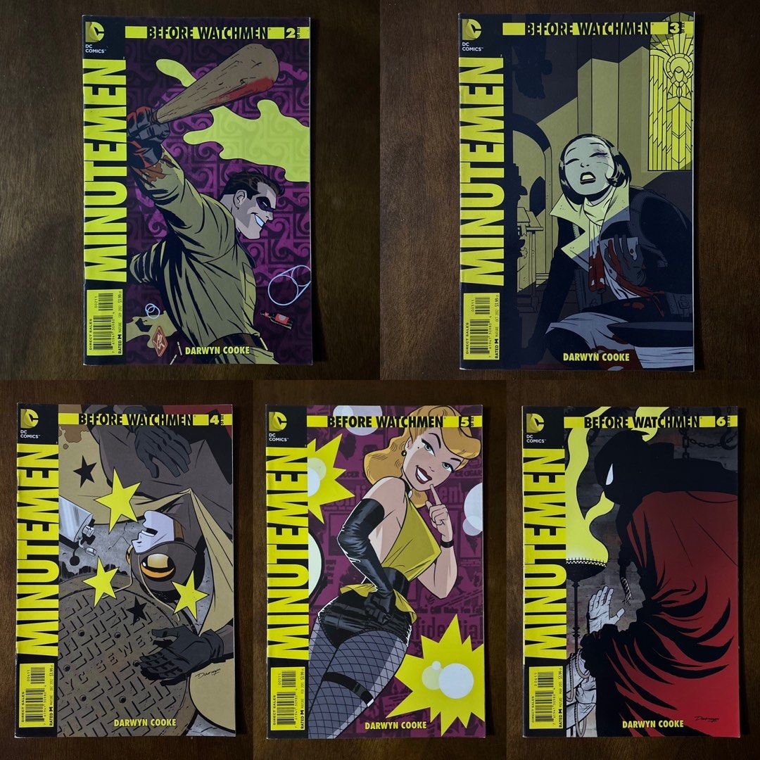 Before Watchmen Comics (Category: Comics & Manga) located in Muntinlupa City. Submitted by toychestmnl (Listing ID 1463704512, Image 2). Description: • Watchmen: Comedian 1-6 - P1,200 • Watchmen: Minutemen 2-6 - P1,000 • Watchmen: Nite Owl 1-4 - P1,000 • Watchmen: Rorschach 1-4 - P1,000 • Watchmen: Dr. Manhattan 1 & 2 - P700 • Watchmen: Moloch 1-2 - P500 • Watchmen: Silk Spectre 2 & 4 - P500 • Watchmen: Dollar Bill 1 - P200 • Watchmen: Ozymandias