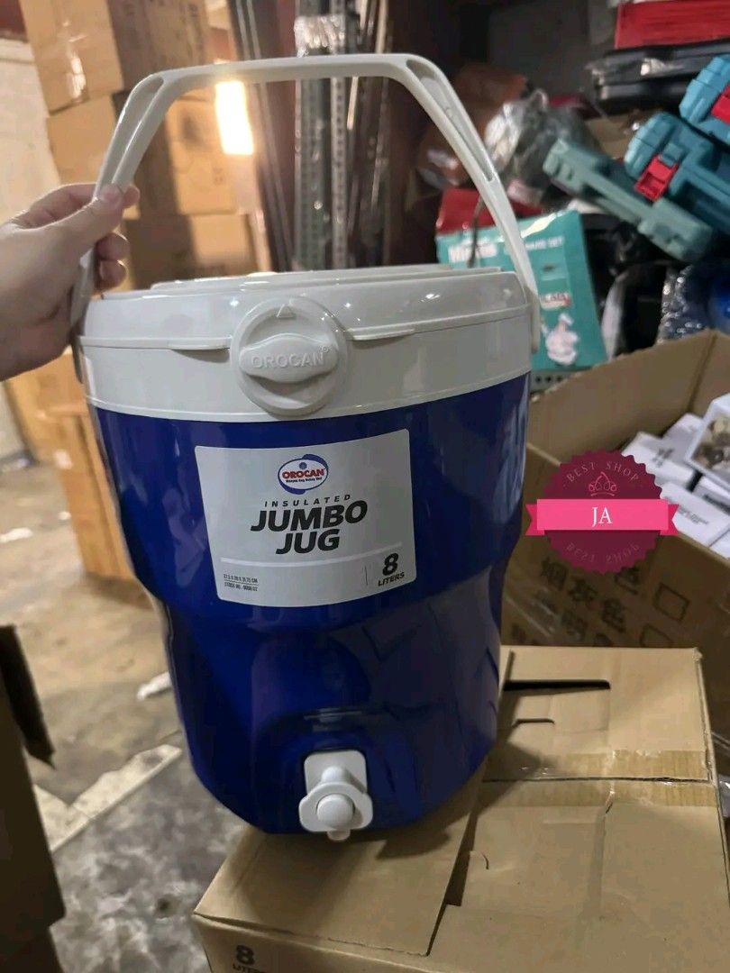 water jug orocan (Category: Water Bottles & Tumblers) located in Manila. Submitted by asstditems (Listing ID 1463638921, Image 1). Description: 4lts:450only 8lts:690 only 12lts:890only 22lts:1290 only Original orocan water jug Good Quality.