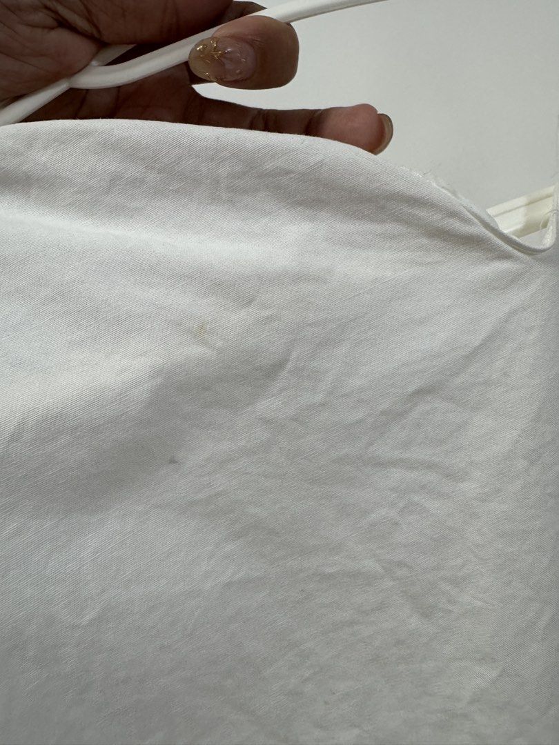 White Ruched Puff Sleeve Mini Dress - S (Category: Dresses) located in Manila. Submitted by wear.labelle (Listing ID 1463602070, Image 3). Description: 👗 DECLUTTERING MY CLOSET! ✨ Selling some of my clothes that I no longer use. Most of these were only worn once and are still in very good condition. Sayang naman nakatambak lang sa closet, so hopefully someone else can enjoy them! 🥰 • Worn once / rarely worn • Clean and well taken care of • No m