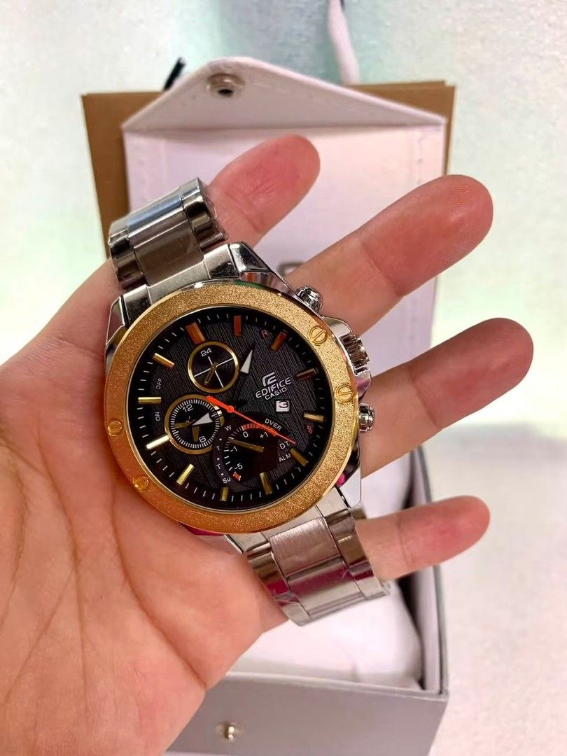 With box and paper bag (Category: Men's Watches) located in Manila. Submitted by chellesshop (Listing ID 1463618554, Image 2). Description: .