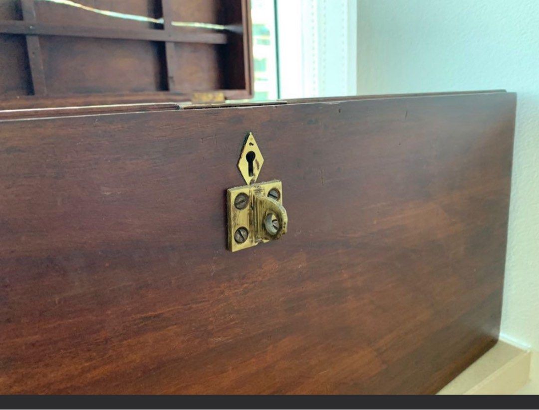 Wooden Chest box (Category: Vintage Collectibles) located in Singapore. Submitted by doodlepie (Listing ID 1463580098, Image 2). Description: Vintage chest box. Self pick up .