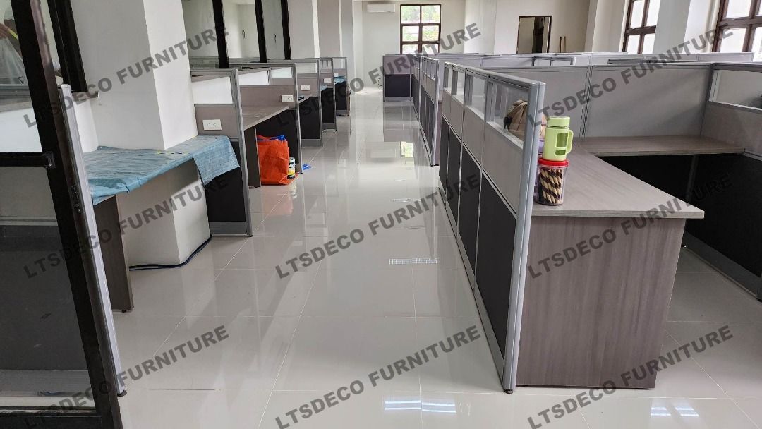 workstation table customized office partition furnitures (Category: Office Furniture & Fixtures) located in Caloocan City. Submitted by sanchez444 (Listing ID 1463560141, Image 3). Description: 👉Are you looking for WORKSTATION, MODULAR CUBICLES OFFICE PARTITION, and OFFICE FURNITURE SUPPLIER? LTSDECO Furniture, is direct supplier, manufacturer, and trusted provider of high quality, affordable and durable modular office divider partition, home an