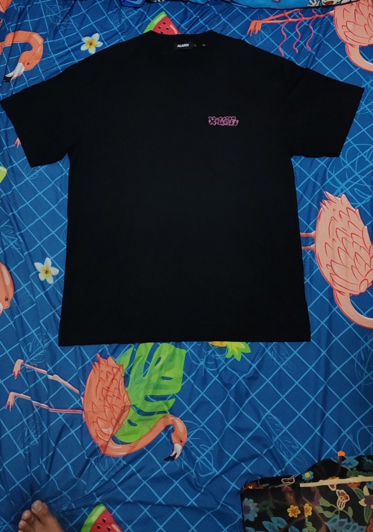XLARGE Black T-shirt Size L (Category: Tshirts & Polo Shirts ) located in Manila. Submitted by morenomark97986 (Listing ID 1463572235, Image 2). Description: - XLARGE Black T-Shirt - Size: Large (L) - Embroidered logo on the front - Graphic print with gorilla and logo on the back - Slight, barely noticeable print issue on the back - DM if interested!.