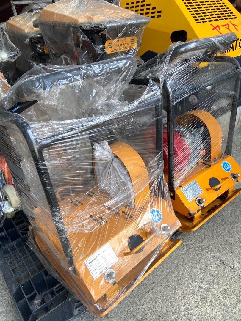 YAMATO PLATE COMPACTOR (Category: Announcements) located in San Pablo. Submitted by justineange628 (Listing ID 1463568807, Image 2). Description: YAMATO PLATE COMPACTOR Product Model: 120 Advance Speed: 15M/Min Size: 1400×400×800mm Power: 6.5hp Vibration Force: 130KN Weight: 150Kg Price: 24,500 MODE OF PAYMENT: COD | COP GCash | Bank Transfer WE DO SHIPPING VIA LALAMOVE🚘 KINDLY PM/DM ME IF YOU’RE INTERESTED PLUS SHIPPING FEE / DELIVERY FEE WE AR