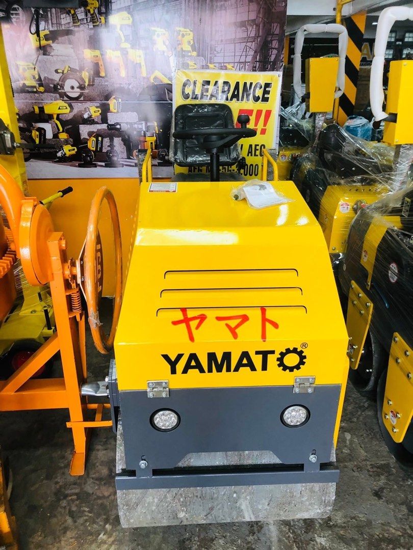 YAMATO RIDE ON ROLLER (Category: Construction Tools & Equipment) located in Santa Rosa. Submitted by ljesguerra (Listing ID 1463633946, Image 3). Description: Available On Hand🫶 YAMATO JAPAN VIBRATORY ROLLER (RIDE ON ) DRUM SPEECS👇👇 MODEL:FVR-850 ROLLER SIZE:2000*850MM RATED POWER:9.0HP ADVANCE SPEED:60/MIN DRIVE MODE: HYDRAULIC EXCITING FREQUENCY:70HZ EXCITING FORCE:30KN GRADEABILITY:25% N:W:700KG WORKING DIRECTION:BI DIRECTION YAMATO JAPAN D