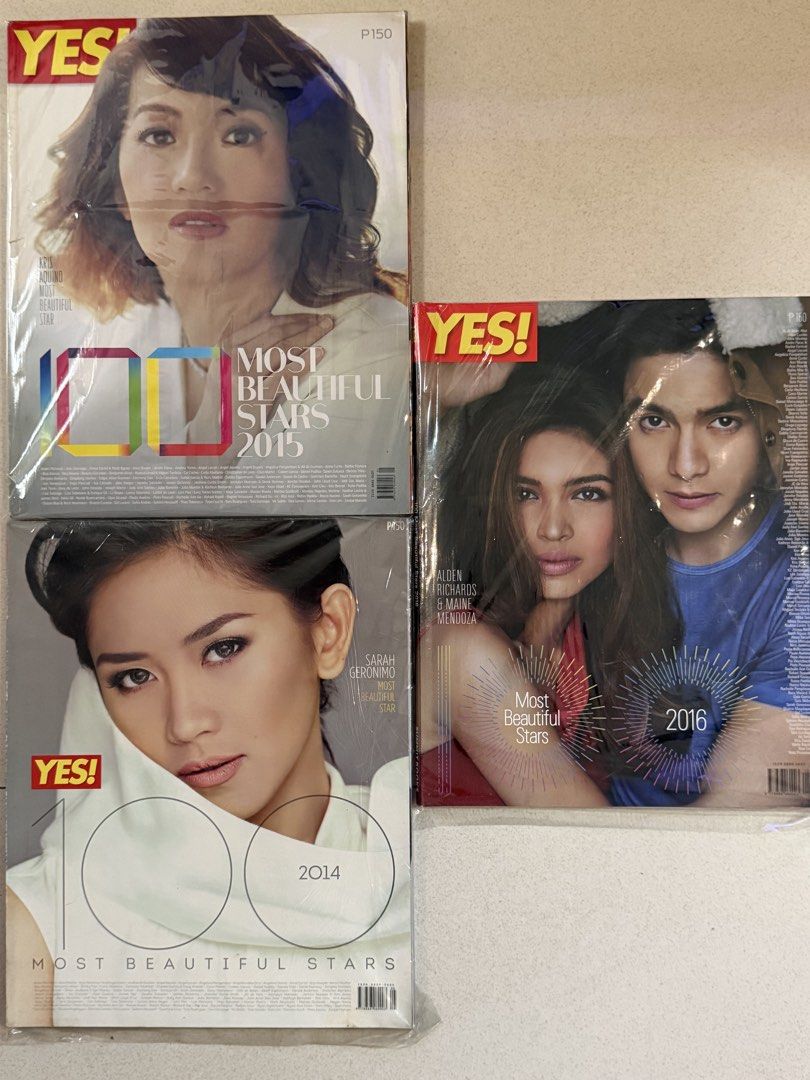 YES! Magazine Most Beautiful Stars bundle (Category: Magazines) located in Pasay City. Submitted by gahaman02 (Listing ID 1463581974, Image 1). Description: good condition. some flaws and creases.