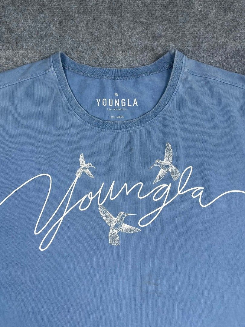YoungLA 452 The Flock Graphic Tee (Category: Activewear) located in Tayabas. Submitted by renew.revibe (Listing ID 1463613367, Image 2). Description: YoungLA 452 The Flock Graphic Tee Excellent Condition Need wash (fresh from bundle) XXL (25x32) 450 +SF.
