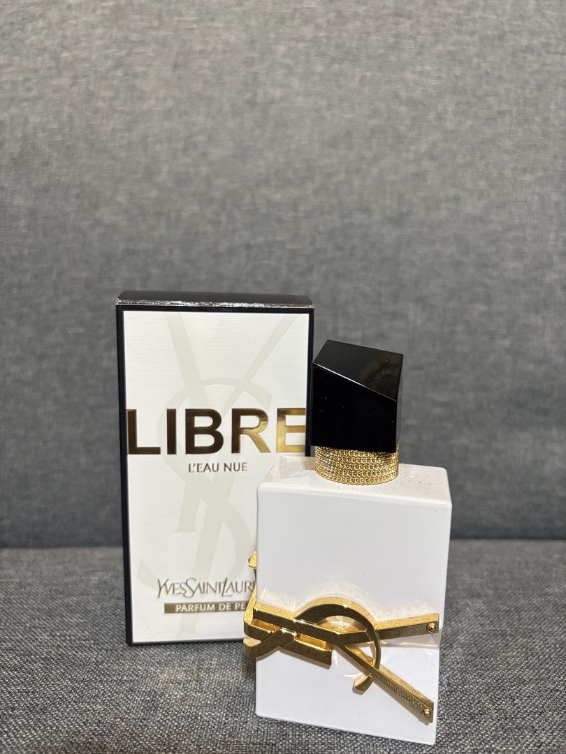 Yves Saint Laurent Libre L'Eau Nude Eau de Parfum (Category: Fragrance & Deodorants) located in Manila. Submitted by keendeer.43add0 (Listing ID 1463660385, Image 1). Description: - Yves Saint Laurent Libre L'Eau Nude Eau de Parfum - Elegant white bottle with gold accents - Comes with original packaging - A fresh and light fragrance by YSL.