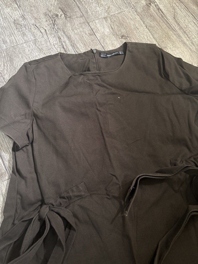 Zara army green dress (Category: Dresses) located in Quezon City. Submitted by clothesloverph (Listing ID 1463600650, Image 1). Description: .