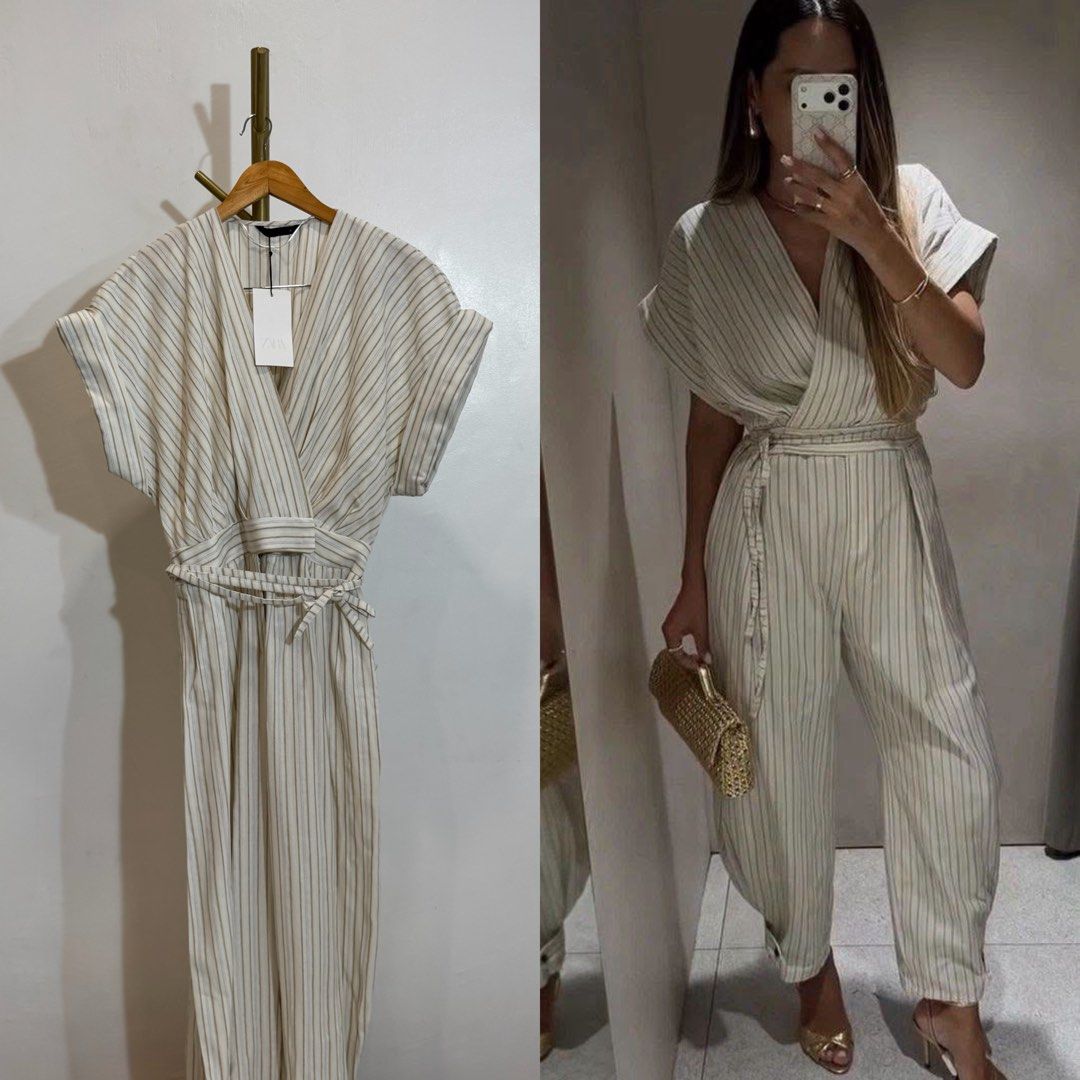 Zara Jumpsuit (Category: Jumpsuits) located in Quezon City. Submitted by shopper_xoxo (Listing ID 1463631311, Image 1). Description: Brand new with tag 😊 📦 From Zara Japan 🚚 On hand and ready to ship MOP: GCash and BPI Shipping starts at ₱65 only ✨ .