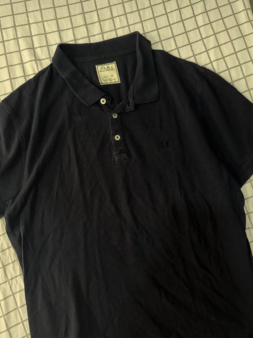 Zara Man Navy Blue Polo Shirt (Category: Tshirts & Polo Shirts ) located in Quezon City. Submitted by pinkystrends.co (Listing ID 1463638414, Image 2). Description: .