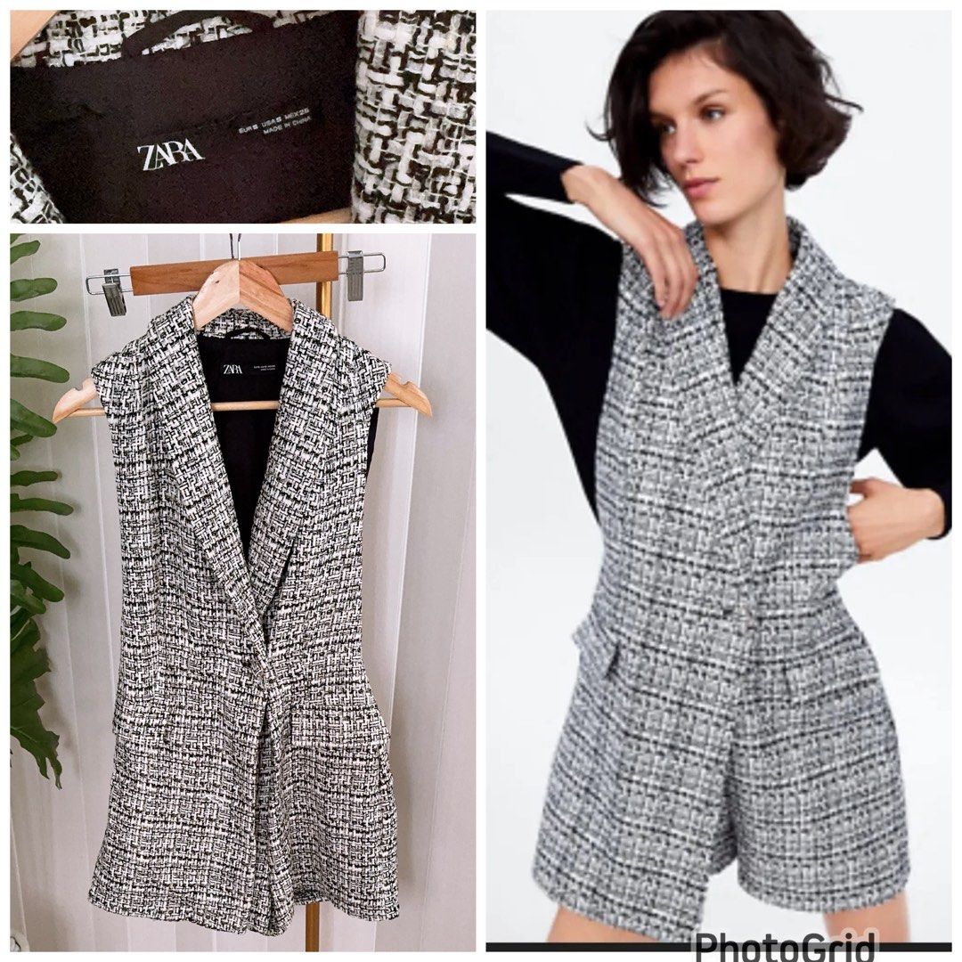 Zara Tweed Romper (Category: Jumpsuits) located in Cabanatuan. Submitted by boutiquelouise (Listing ID 1463663556, Image 1). Description: Length-31 inches .