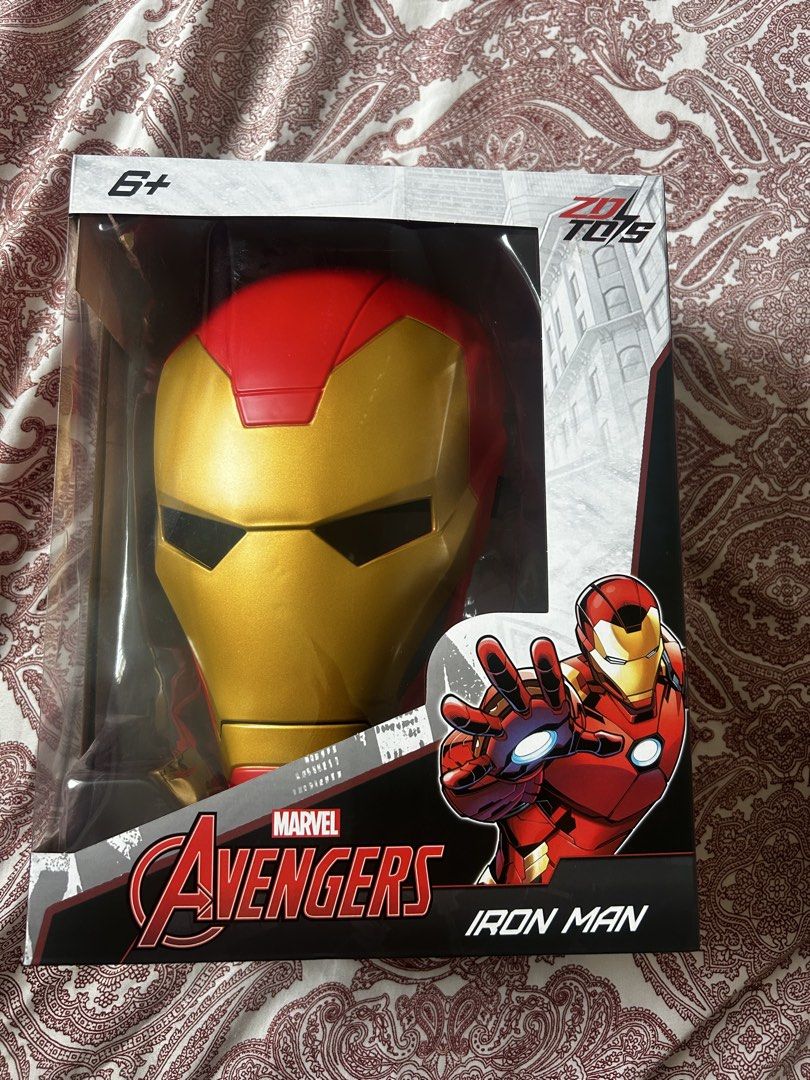2016 Marvel Avengers Iron Man Mask Toy (Category: Western Merchandise) located in Paranaque City. Submitted by auramillls (Listing ID 1463824666, Image 1). Description: - Authentic Iron Man Mask from the 2016 Marvel Avengers collection. - Manufactured by 2016 Toys. - Recommended for ages 6 and up. - Perfect for any Marvel fan or collector! - Comes brand new in its original packaging..