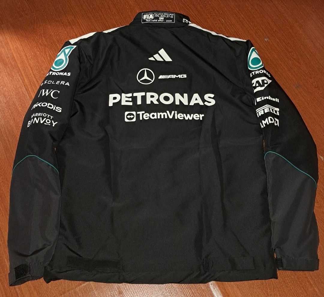 2026 Mercedes Petronas full zip jacket (Category: Coats, Jackets and Outerwear) located in Manila. Submitted by carlolaton57984 (Listing ID 1463752485, Image 2). Description: 2026 Mercedes Petronas F1 full zip jacket W: 20 inches, L: 26 inches RFS: Decluttering MOP: G- cash Shipping only tru LBC @ buyer's expense Contact me @ 09175962527 for faster transaction.