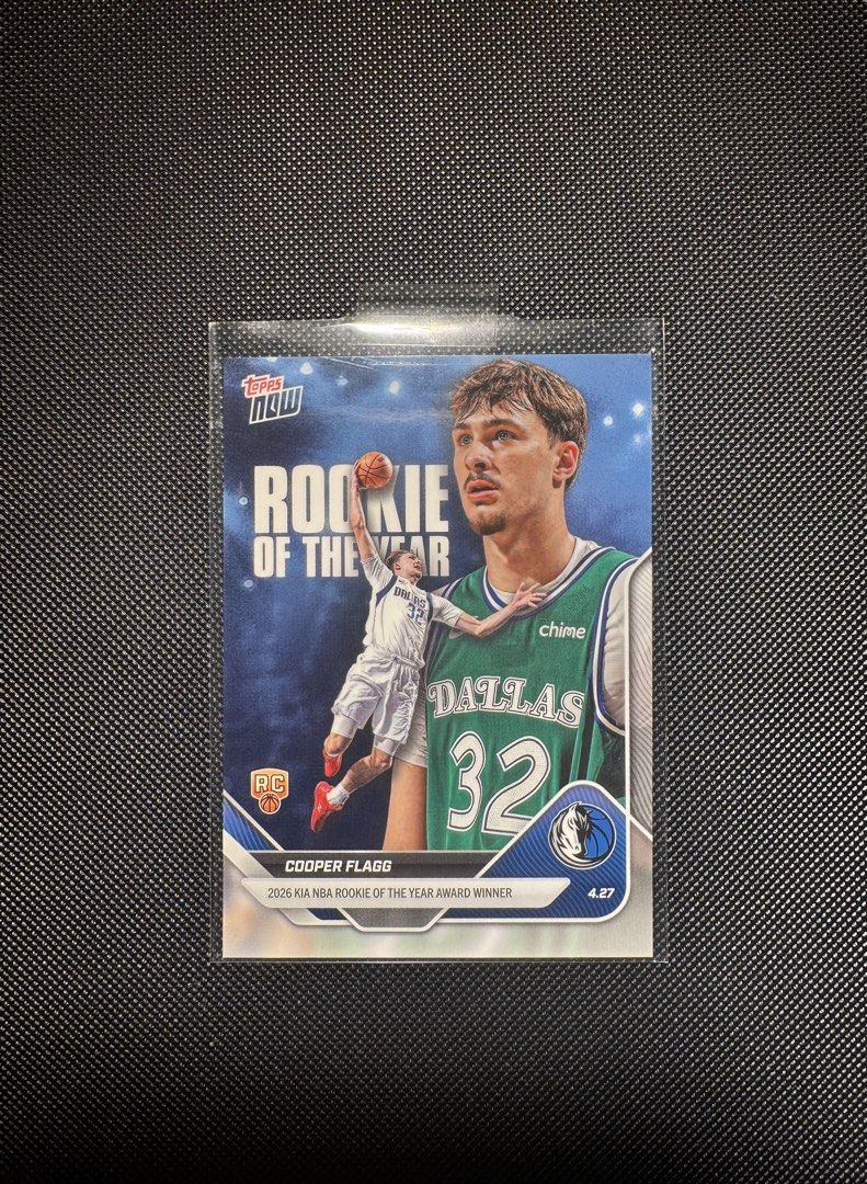 2026 Topps Now Cooper Flagg ROTY RC (Category: Raw Singles) located in Pasay City. Submitted by royce_30 (Listing ID 1463929124, Image 1). Description: .