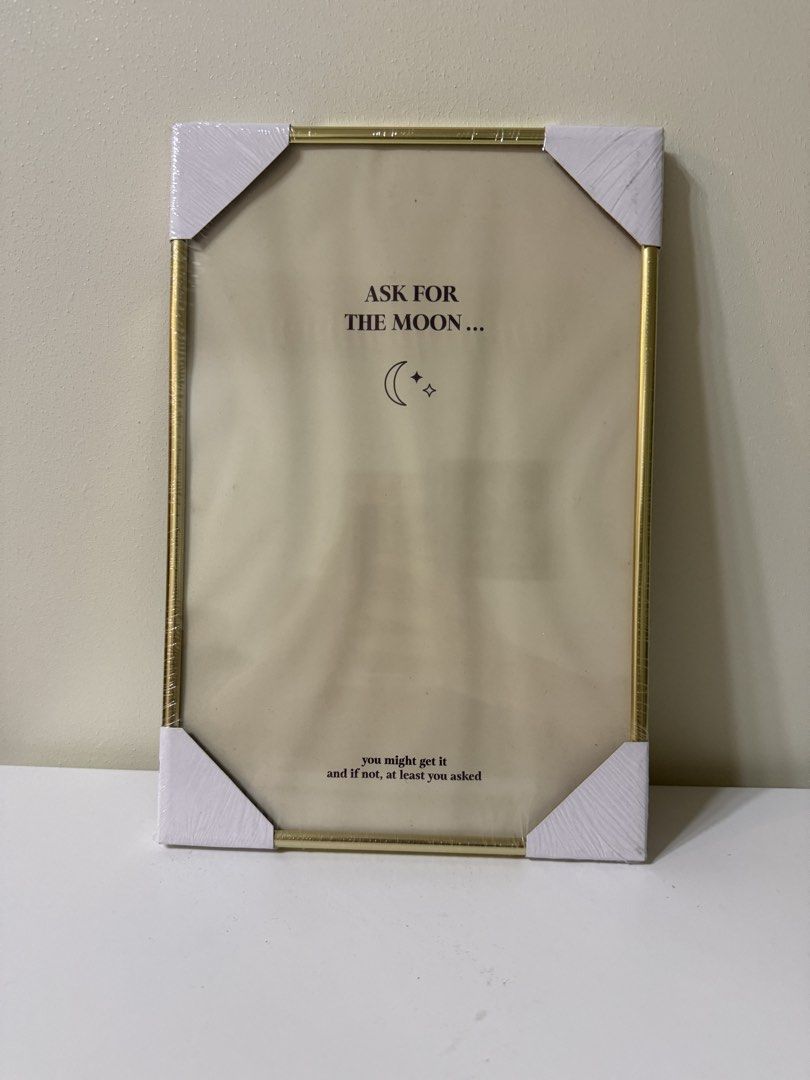 20x30 gold frame (Category: Frames & Pictures) located in Taguig. Submitted by simpleliving.792 (Listing ID 1463865902, Image 1). Description: Sealed. Brand new.