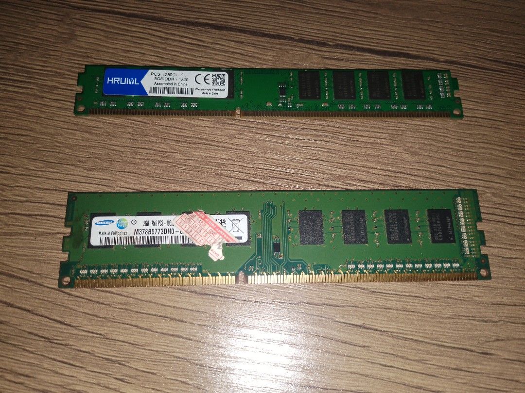 2gb and 8gb DDR3 Ram stick (Category: Computer Parts) located in Manila. Submitted by samuel2729 (Listing ID 1463910663, Image 1). Description: - 2gb and 8gb ddr3 ram sticks - Condition: Tested and working - Sold as a pair - Perfect for PC memory upgrades .