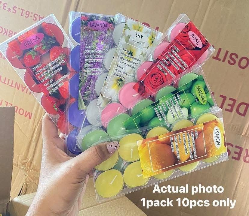 5 packs mini scented candle (Category: Home Fragrance) located in Manila. Submitted by yzlshop (Listing ID 1463756595, Image 1). Description: .