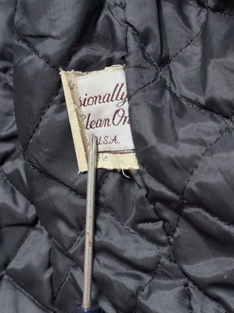 70s-80s excelled leather biker jacket (Category: Coats, Jackets and Outerwear) located in Manila. Submitted by boomerfrog (Listing ID 1463794993, Image 3). Description: Well-used vintage leather jacket with a nice natural patina. Still looks good and has that worn-in character that gives it a lot of personality. If you’re into jackets with a vintage, lived-in look, this one has plenty of character. Dimes: Size 36 on tag 17.5 Shoulder 21 Width 24 