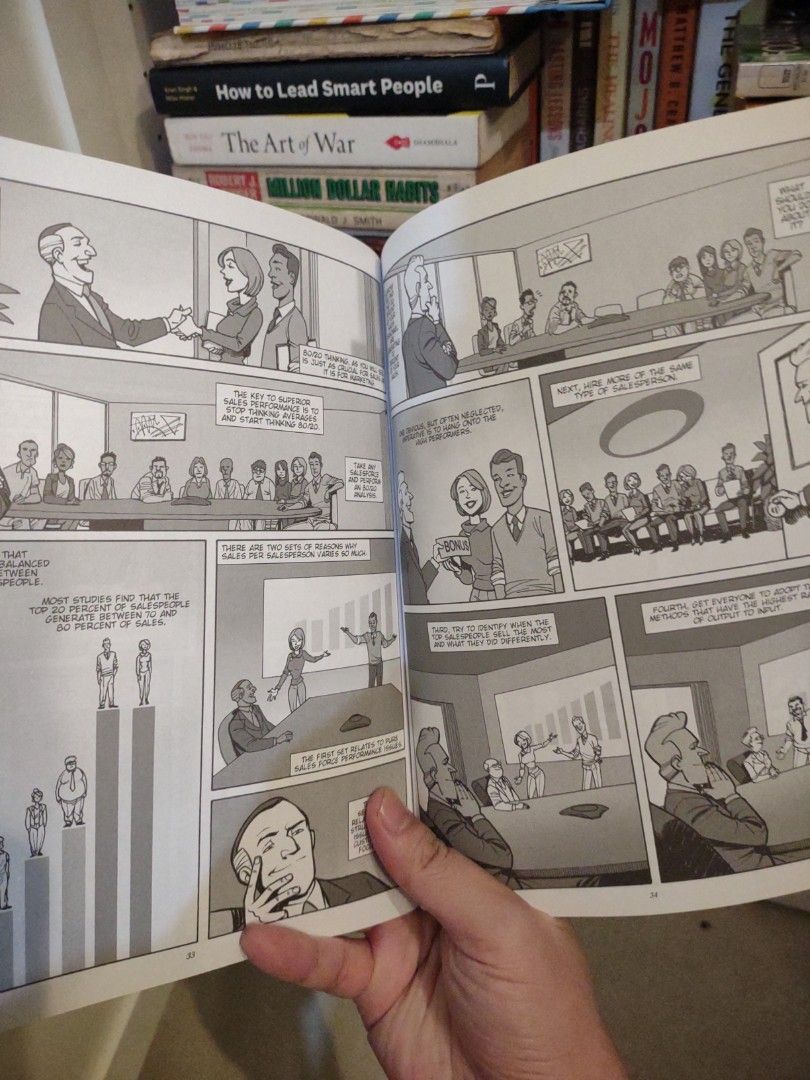80 20 Principle Comics by Richard Koch (Category: Storybooks) located in Manila. Submitted by preloved.christine (Listing ID 1463907339, Image 3). Description: - Graphic novel explaining the 80/20 Principle. - Learn to achieve more with less effort. - Focus on what truly matters for excellent results. - Makes complex productivity ideas easy to understand. - Great for improving efficiency and productivity..
