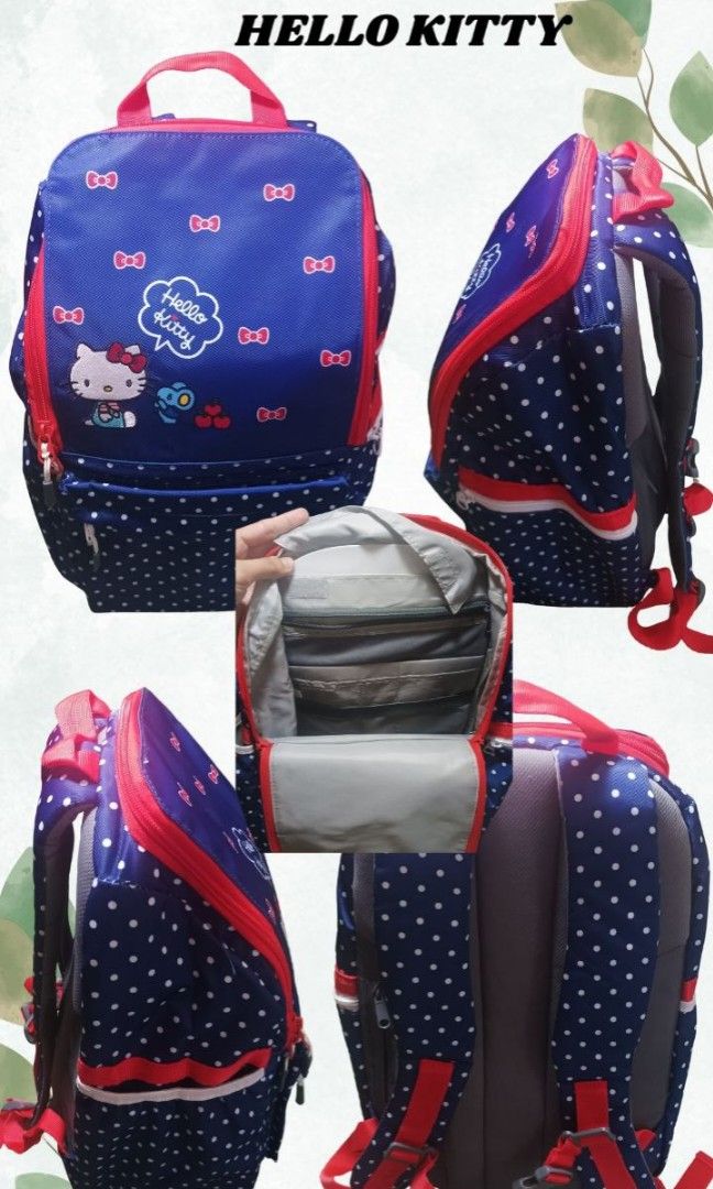 🎀 HELLO KITTY BACKPACK (Category: Backpacks) located in Dagupan City. Submitted by jnwoshop (Listing ID 1463742392, Image 1). Description: 🎀 HELLO KITTY BACKPACK BRAND NEW / NEVER USED ✨ 🎀 Hello Kitty Backpack ✨ Spacious & maraming compartments ✨ Cute navy blue design with bows ✨ Perfect for school or everyday use 📌 Brand new condition 💰 ₱650 ONLY 📦 Shipping & Location: 📍 Location: Dagupan City, Pangasinan 🚚 Courier: J&T Express (Nationwi