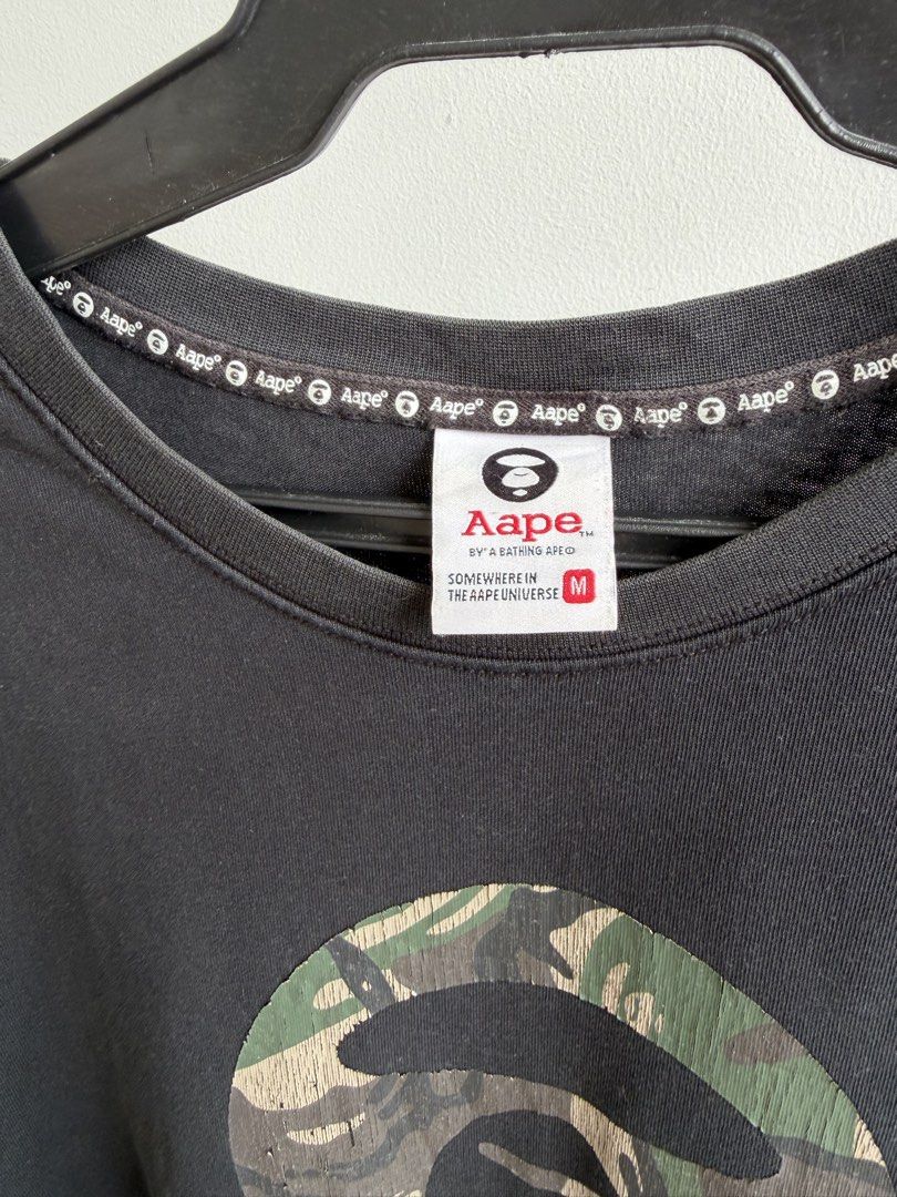 Aape (Category: Tshirts & Polo Shirts ) located in Angeles City. Submitted by afterwear.thrift (Listing ID 1463814825, Image 3). Description: Aape W19” × L26” Branded. Curated item that is good as new..