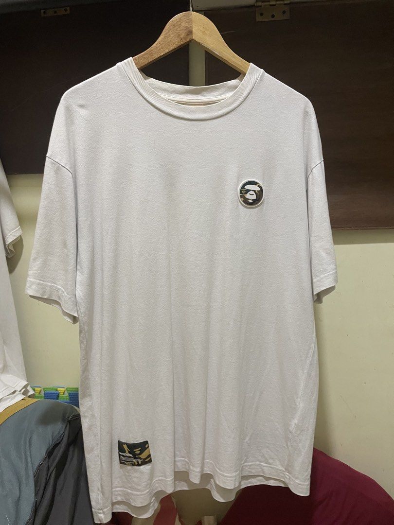 Aape now (AUTHENTIC) (Category: Tshirts & Polo Shirts ) located in Pasig City. Submitted by thriftline.ph (Listing ID 1463765559, Image 1). Description: Aape now - Length : 30 - Width : 23 - Color rate : 9/10 - No Issue 🏷️ 550 + sf.
