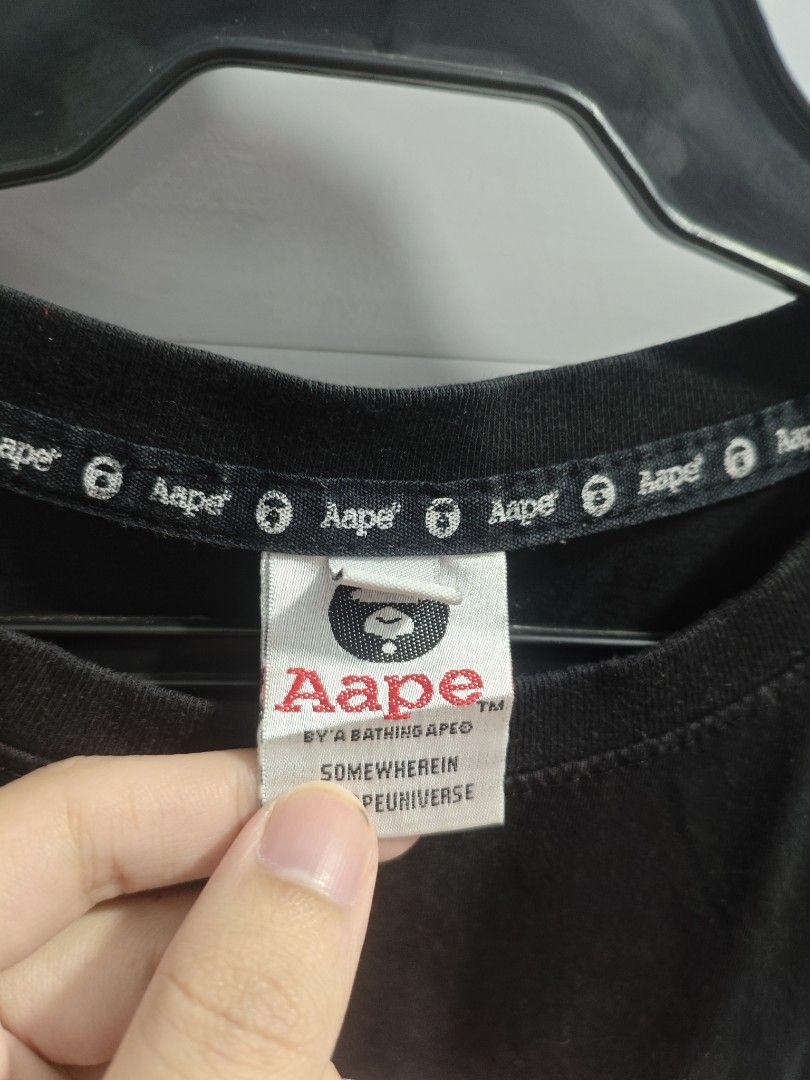 Aape Unvs Unisex Tshirt (Category: Shirts) located in Baguio. Submitted by jayjay_apparel01 (Listing ID 1463864508, Image 2). Description: Aape Unvs Training Women Tshirt Color Rate 9/10 All Goods No Flaws Complete Tags Smooth Tela Machine Washed Size Medium Dimes 19 Width 23 Length Price P180.