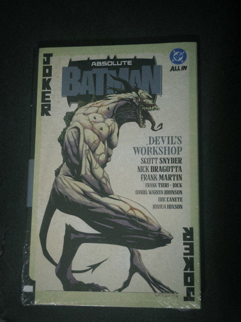 Absolute Batman Vol. 3 Hardcover (Devil’s Workshop) (Category: Comics & Manga) located in Manila. Submitted by LiamTeves (Listing ID 1463769184, Image 1). Description: BRAND NEW / SEALED LOC: Sta. Mesa, Manila Main issues: Absolute Batman #15–18 Extra content: The Absolute Batman 2025 Annual and the Absolute Batman: Ark M one-shot..