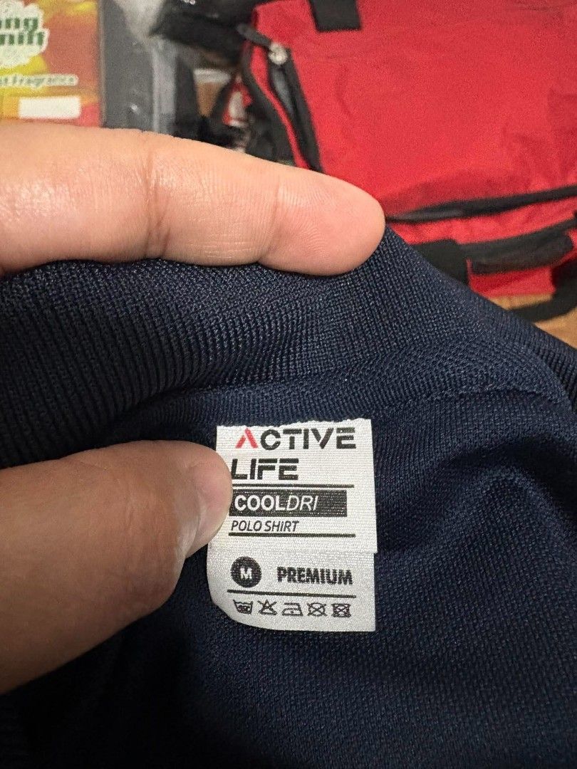 Active Life CoolDry Premium Polo Shirt (Category: Tshirts & Polo Shirts ) located in Manila. Submitted by njgingo09238373 (Listing ID 1463794932, Image 1). Description: - Active Life CoolDry Polo Shirt - Premium Quality - Quick-Drying Fabric - Ideal for Sports & Casual Wear - Available in Size M - Multiple Pieces in Stock.